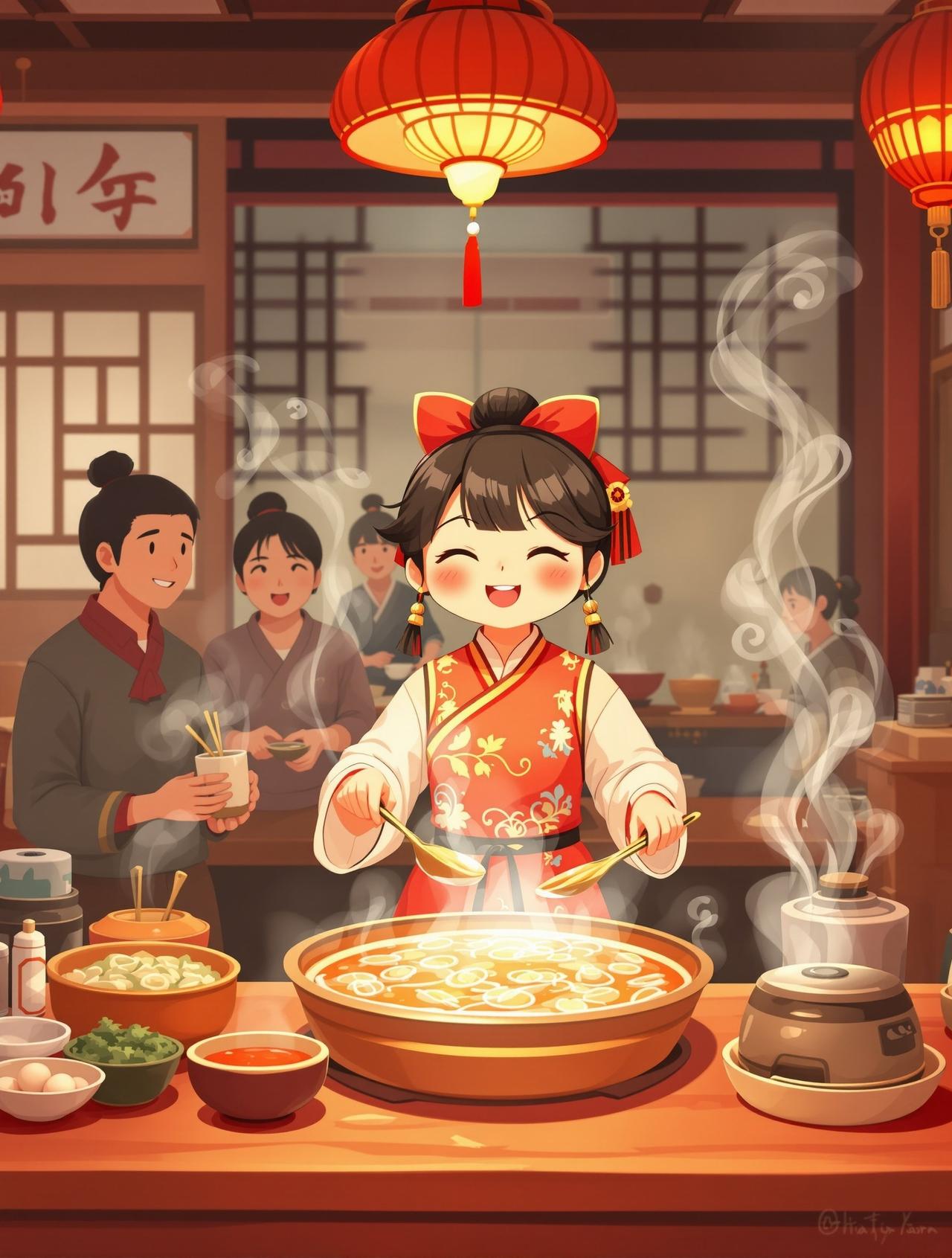 韩漫剧场 - 我在古代开火锅店